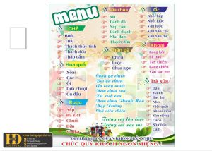 Mẫu Menu Nhà Hàng, Quán Ăn Vặt (38)
