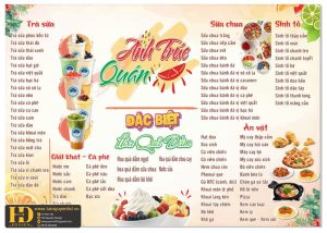 Mẫu Menu Nhà Hàng, Quán Ăn Vặt (41)