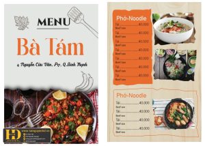 Mẫu Menu Nhà Hàng, Quán Ăn Vặt (43)