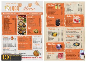Mẫu Menu Nhà Hàng, Quán Ăn Vặt (48)
