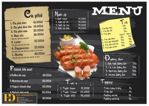 Mẫu Menu Nhà Hàng, Quán Ăn Vặt (5)