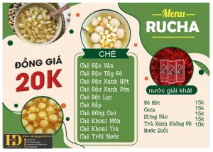 Mẫu Menu Nhà Hàng, Quán Ăn Vặt (52)