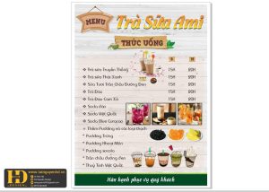 Mẫu Menu Nhà Hàng, Quán Ăn Vặt (54)