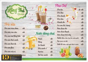 Mẫu Menu Nhà Hàng, Quán Ăn Vặt (55)