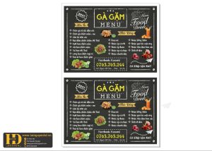 Mẫu Menu Nhà Hàng, Quán Ăn Vặt (58)