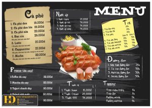 Mẫu Menu Nhà Hàng, Quán Ăn Vặt (6)