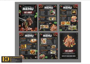 Mẫu Menu Nhà Hàng, Quán Ăn Vặt (60)