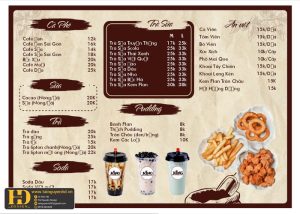 Mẫu Menu Nhà Hàng, Quán Ăn Vặt (63)