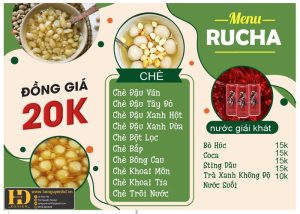 Mẫu Menu Nhà Hàng, Quán Ăn Vặt (66)
