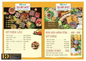 Mẫu Menu Nhà Hàng, Quán Ăn Vặt (69)