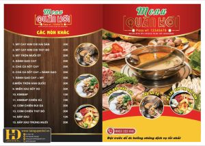 Mẫu Menu Nhà Hàng, Quán Ăn Vặt (70)