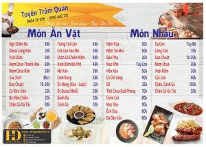 Mẫu Menu Nhà Hàng, Quán Ăn Vặt (76)