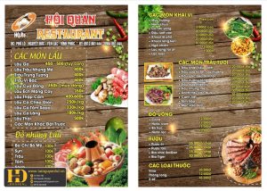 Mẫu Menu Nhà Hàng, Quán Ăn Vặt (78)
