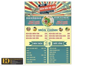 Mẫu Menu Nhà Hàng, Quán Ăn Vặt (80)