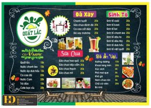 Mẫu Menu Nhà Hàng, Quán Ăn Vặt (88)