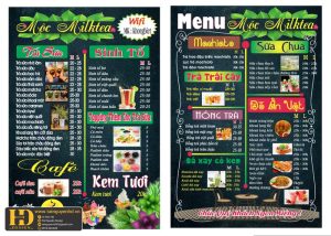 Mẫu Menu Nhà Hàng, Quán Ăn Vặt (89)