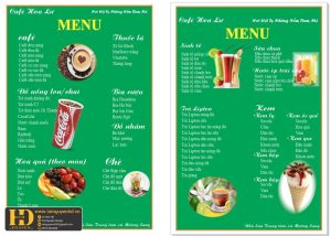 Mẫu Menu Nhà Hàng, Quán Ăn Vặt (90)