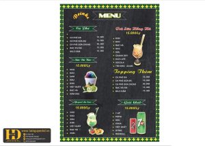 Mẫu Menu Nhà Hàng, Quán Ăn Vặt (96)