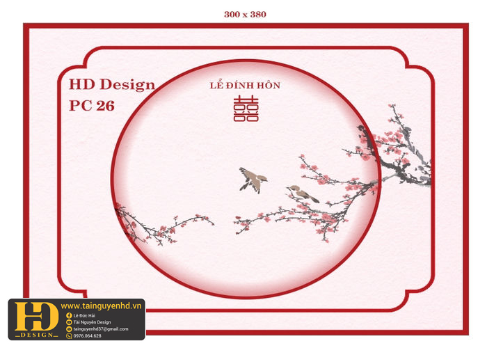 Mẫu Phông Cưới In Ấn Đẹp (130)