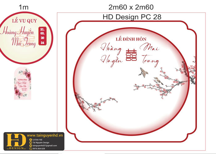 Mẫu Phông Cưới In Ấn Đẹp (132)