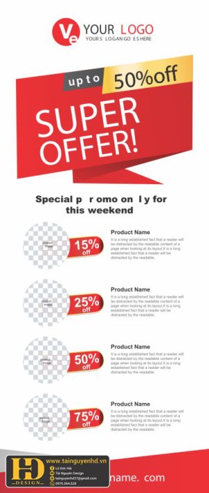 Mẫu Phướn, Standee Đẹp (104)