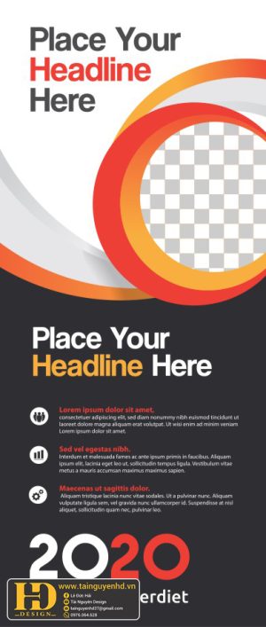 Mẫu Phướn, Standee Đẹp (145)