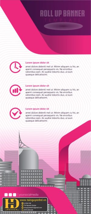 Mẫu Phướn, Standee Đẹp (154)