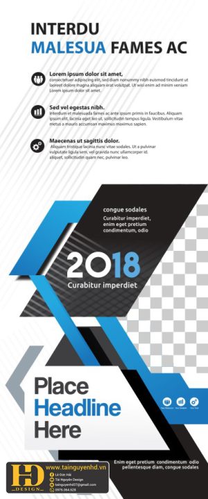 Mẫu Phướn, Standee Đẹp (170)