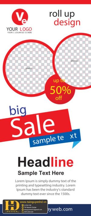 Mẫu Phướn, Standee Đẹp (174)