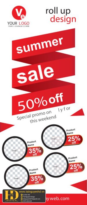 Mẫu Phướn, Standee Đẹp (175)