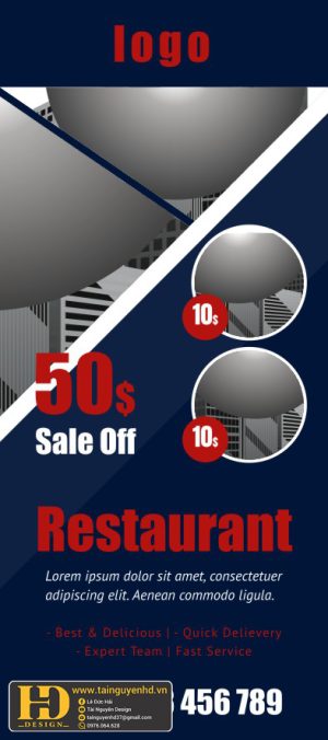 Mẫu Phướn, Standee Đẹp (179)