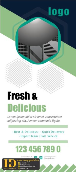 Mẫu Phướn, Standee Đẹp (180)