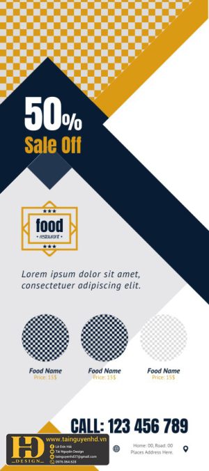 Mẫu Phướn, Standee Đẹp (185)