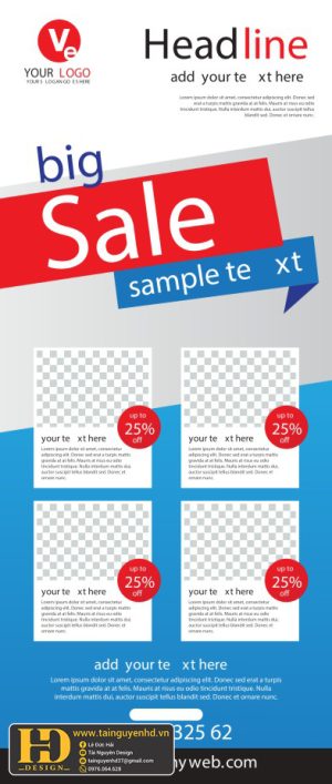 Mẫu Phướn, Standee Đẹp (188)