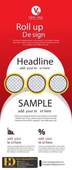 Mẫu Phướn, Standee Đẹp (190)