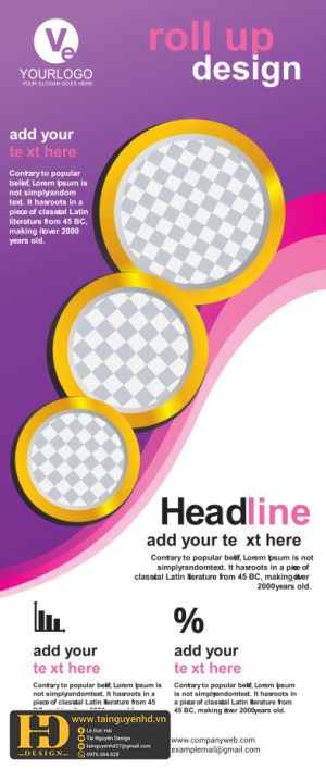 Mẫu Phướn, Standee Đẹp (192)