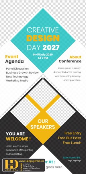 Mẫu Phướn, Standee Đẹp (201)