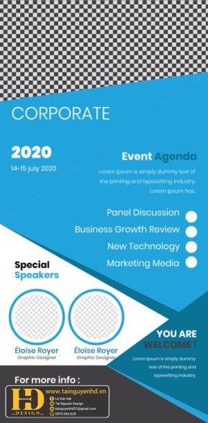 Mẫu Phướn, Standee Đẹp (204)