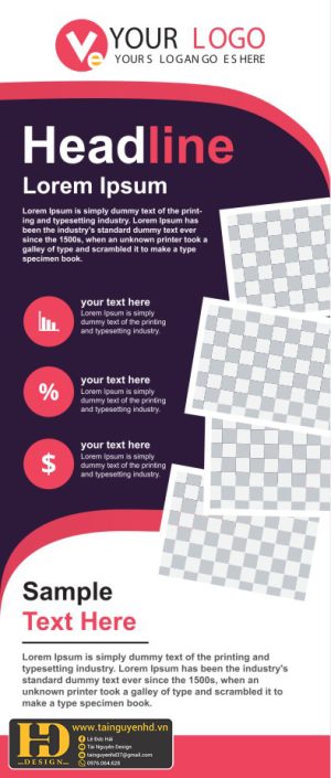 Mẫu Phướn, Standee Đẹp (209)