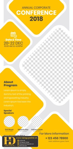 Mẫu Phướn, Standee Đẹp (214)