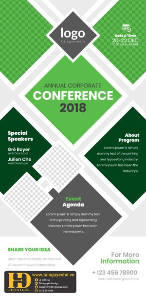 Mẫu Phướn, Standee Đẹp (217)