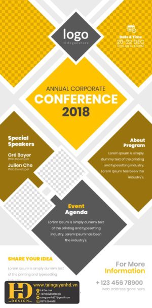 Mẫu Phướn, Standee Đẹp (218)