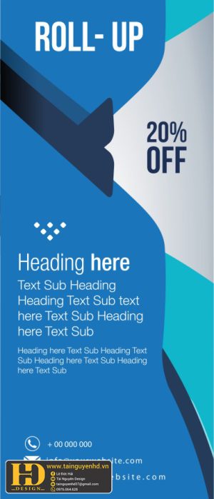 Mẫu Phướn, Standee Đẹp (30)