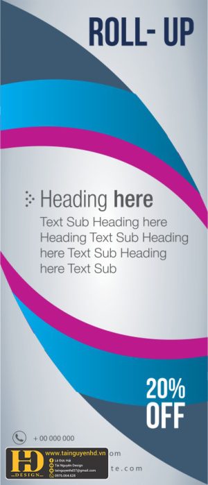 Mẫu Phướn, Standee Đẹp (38)