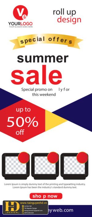 Mẫu Phướn, Standee Đẹp (91)