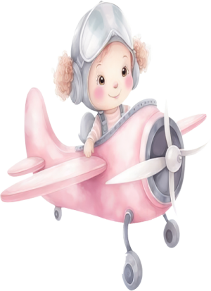 Máy Bay Hồng PNG (4)