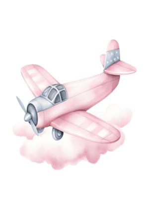 Máy Bay Hồng PNG (6)