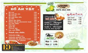 Menu Đồ Ăn Vặt