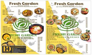 Menu Fresh Garden