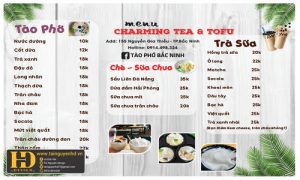 Menu Quán Ăn Vặt - Tào Phớ